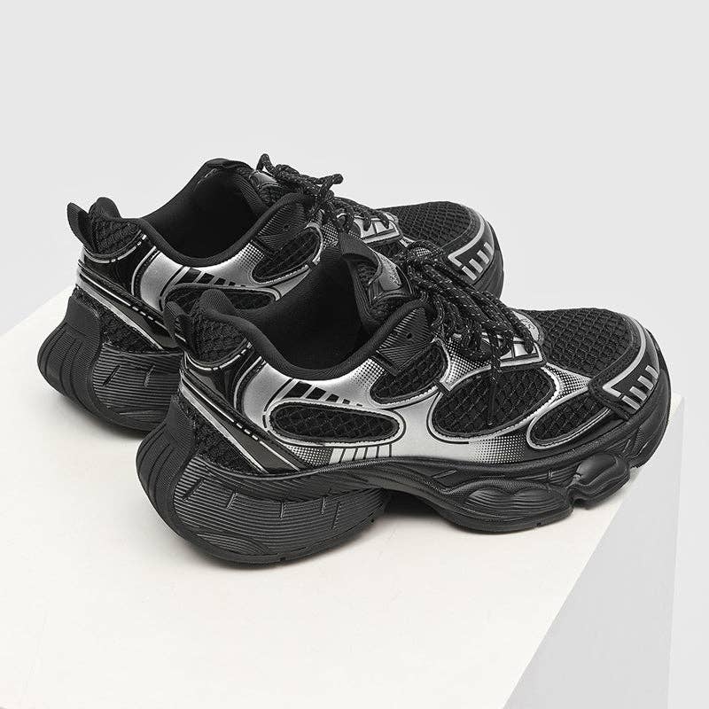 S8501 Chaussures noires : US H 6.5 / F 8 / EU 40