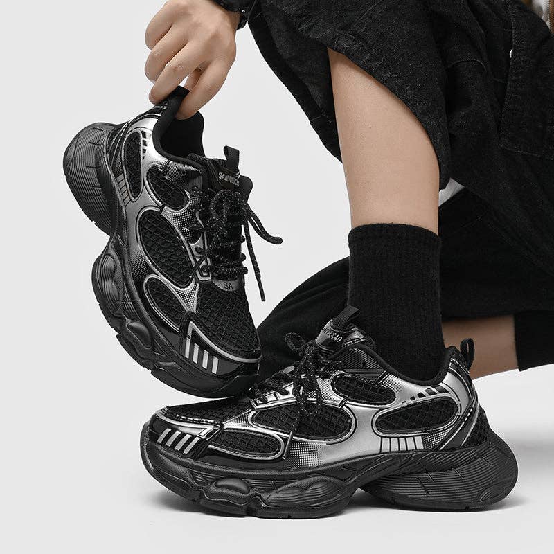 S8501 Chaussures noires : US H 6.5 / F 8 / EU 40